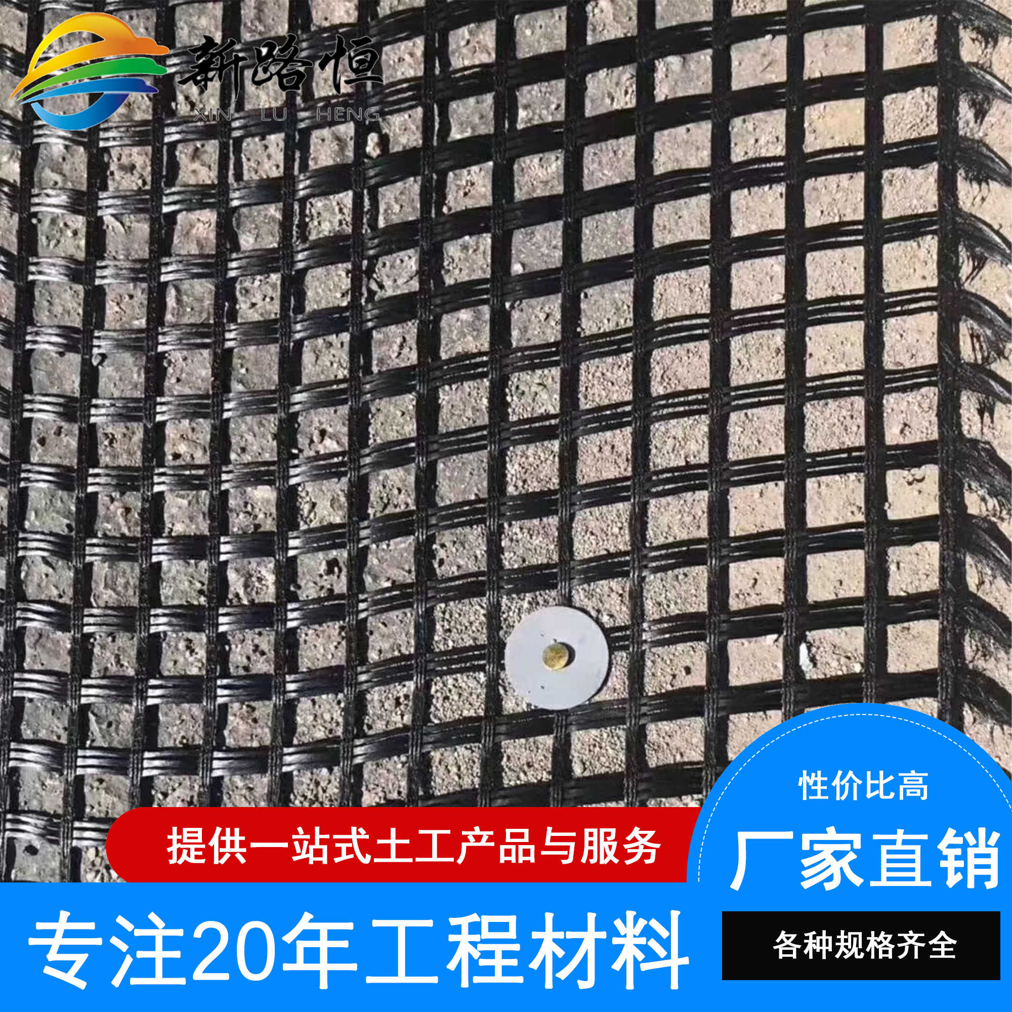 經(jīng)編滌綸土工格柵